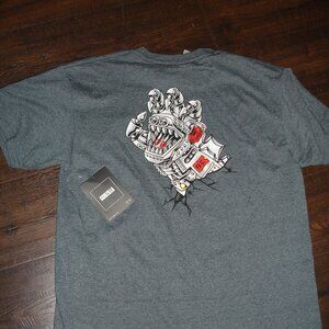 Santa Cruz Mechagodzilla Hand Youth XL T-Shirt Vintage Heather